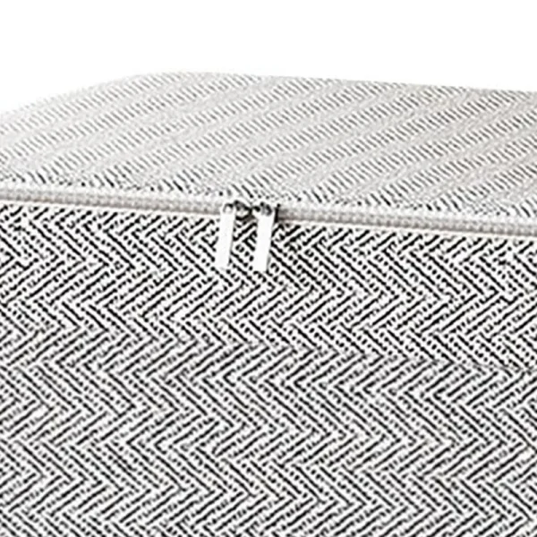 Non-Woven Zippers Storage Bag Moving Quilt Storage Basket Travel Large-Capacity Clothing Storage Bag Reusable 4