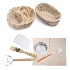 Bread Proofing Basket Banneton Set or Bread Tools Optional Natural Rattan Basket Dough Fermentation Bread Basket Baking Utensils 1