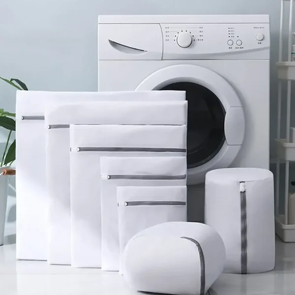 Mesh Laundry Bags For Blouse Polyester Laundry Clothes Wash Bags Washing Machines Dirty Laundrys Basket Underwear Sock Bra Bag 4