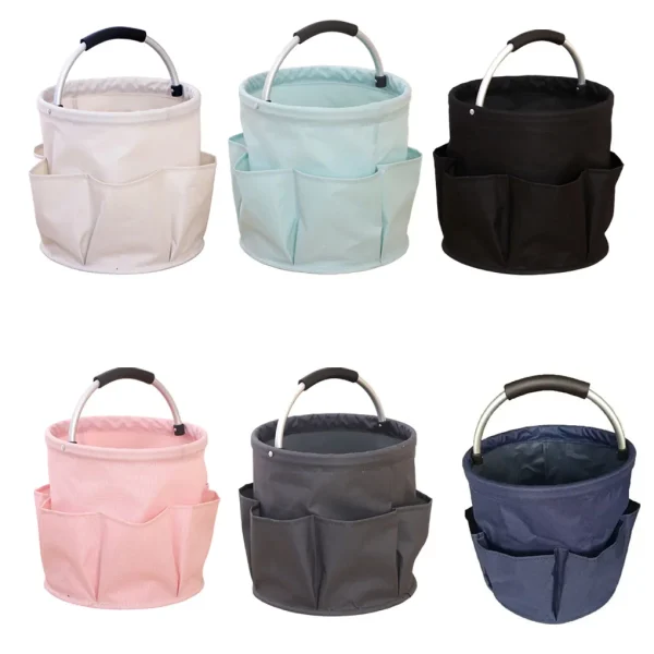 2025 1PC Portable Storage Basket, Shopping Basket, Foldable Garden Tool Basket, Outdoor Picnic Basket, Beach Bag, Washing Bag 1