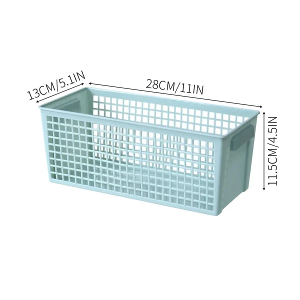 Household Storage Basket Classic Modern Organization Basket Bottom Non-Slip Easy To Disassemble Suitable For Kitchen Ba'Troom 6
