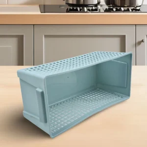 High Quality Living Room Home Storage Basket Storage Box Bathroom Desktop Storage Basket Green Hollow Out Rectangular 1