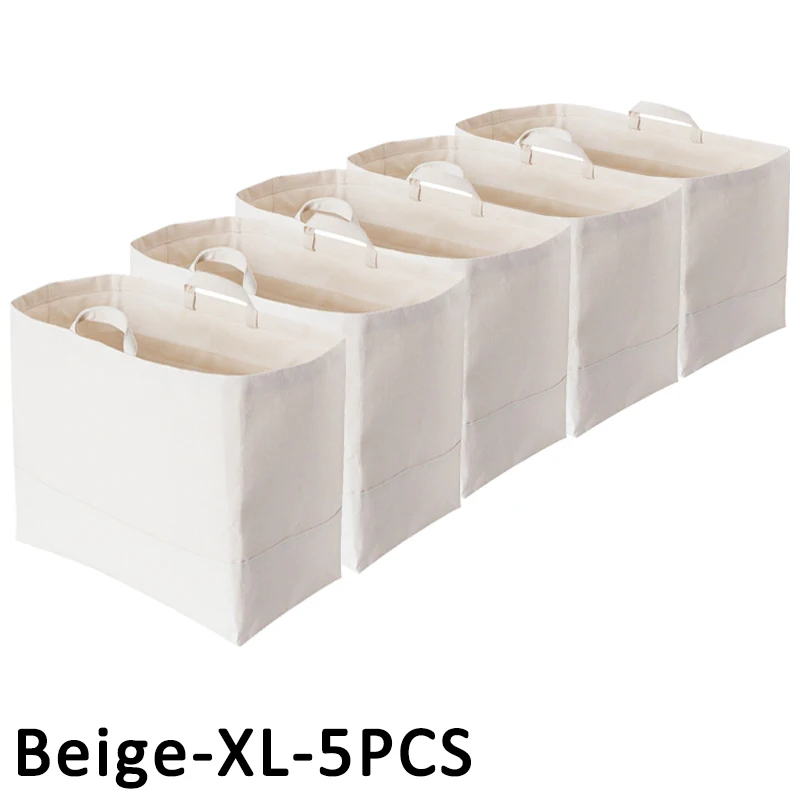 Beige-XL-5Pcs