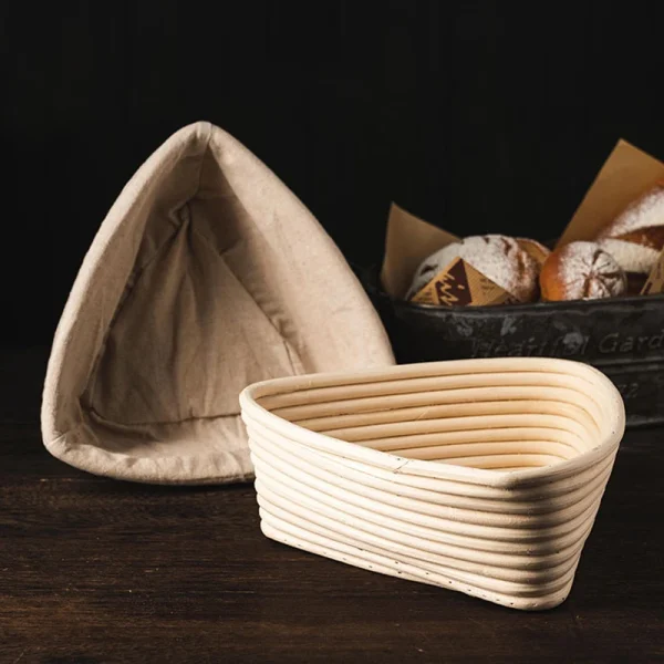 Banneton Set or Bread Tools Optional Natural Rattan Basket Baking Utensils Bread Proofing Basket Dough Fermentation Bread Basket 4