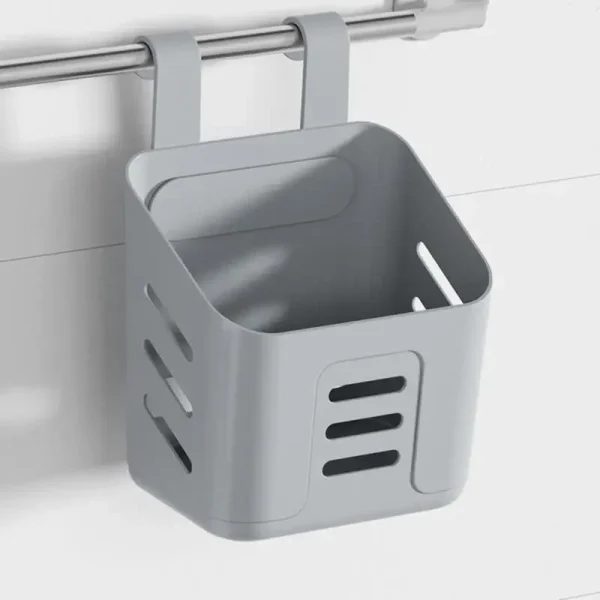 Wall Hanging Shower Toiletries Hanging Basket Bathroom Plastic Makeup Organizer Bathroom Toilet Drainer Bucket Storage Holder 2