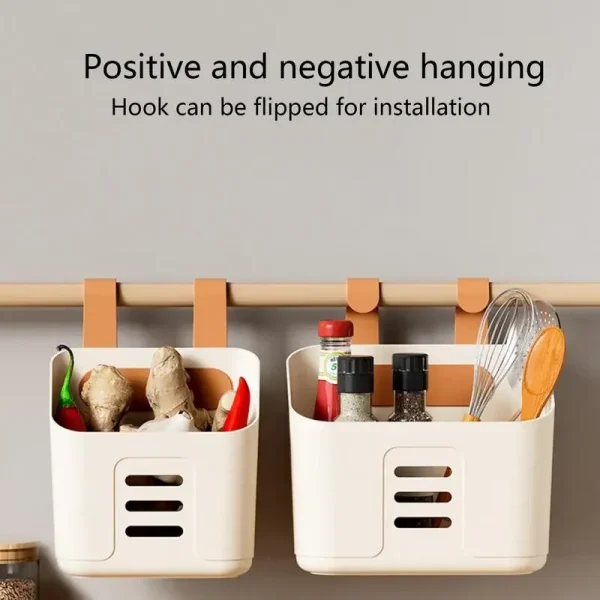 Wall Hanging Shower Toiletries Hanging Basket Bathroom Plastic Makeup Organizer Bathroom Toilet Drainer Bucket Storage Holder 6