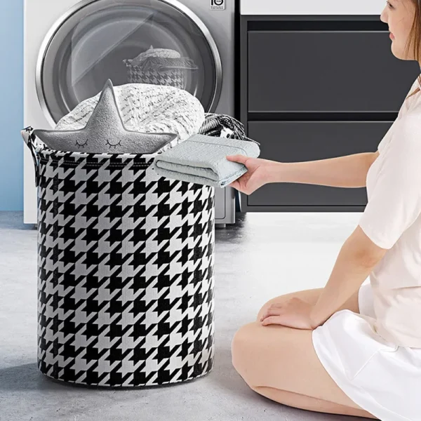 Foldable Laundry Basket Storage Bucket Clothes Organizer Bathroom Waterproof Dirty Clothes Laundry Toy Organizers Storage Basket 4