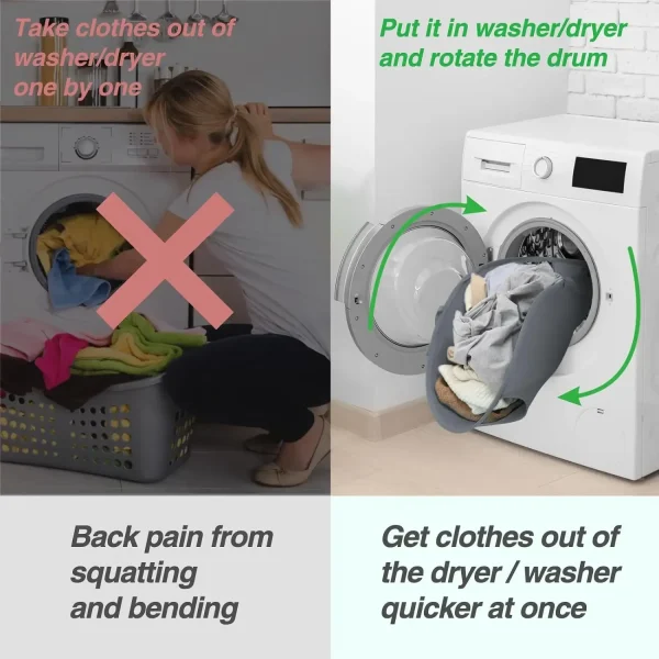 Hot Pop Up Laundry Hamper Storage Laundry Basket For Dirty Clothes Dryer Washer Removal Foldable Laundry Baskets Portable Bags 2