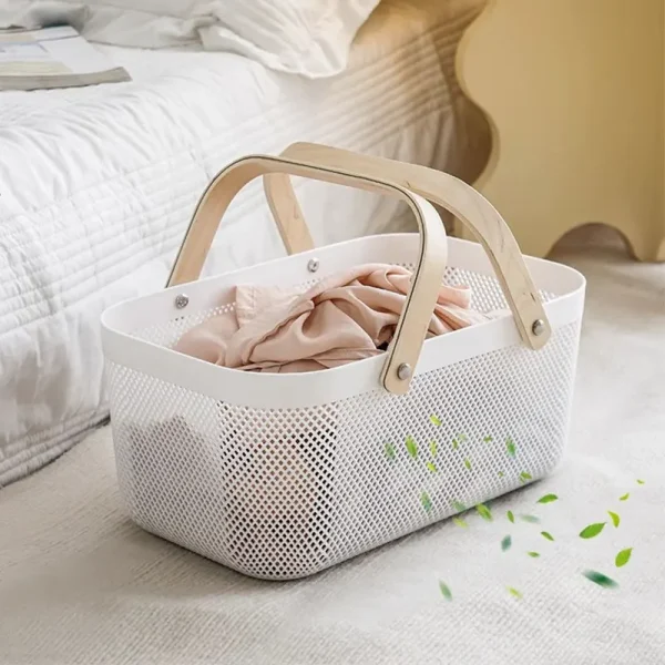 Dirty clothes basket, large-capacity clothes storage basket, dirty clothes basket, household bathroom laundry basket 2