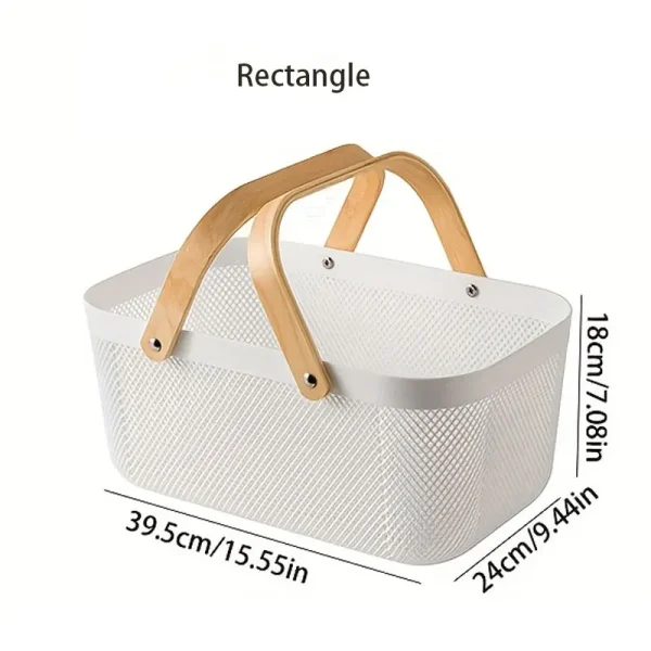 Dirty clothes basket, large-capacity clothes storage basket, dirty clothes basket, household bathroom laundry basket 5