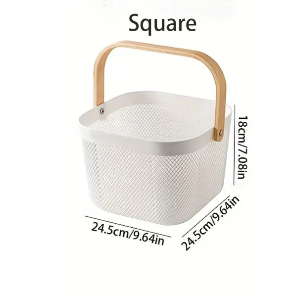 Dirty clothes basket, large-capacity clothes storage basket, dirty clothes basket, household bathroom laundry basket 6