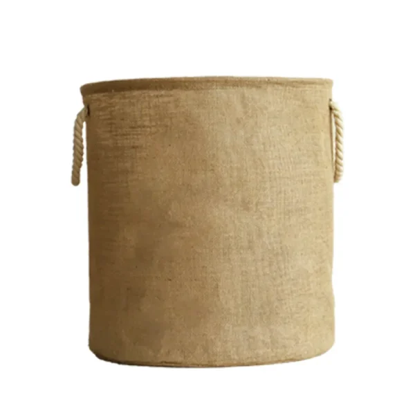 Foldable Dirty Laundry Basket Large Capacity Clothes Storage Linen Washing Baskets Toy Organizer Portable Rope Storage Bucket 5