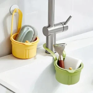 Hot Creative Sink Hanging Strainer Basket Openable Bottom Cover Quickly Drain Kitchen Garbage Filter Multifunctional Detachable 1
