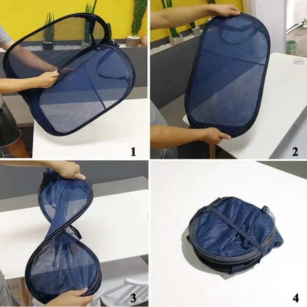 Storage Basket Dirty Clothes Basket Storage Basket Portable Basket Bathroom Dirty Clothes Basket Foldable Dirty Clothes Basket 3