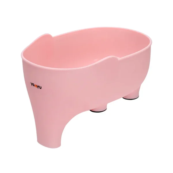 1PC Drain Basket Kitchen Multifunctional Sink Filter Household Vegetable and Fruit Washing Basket Elephant Drain Basket 6