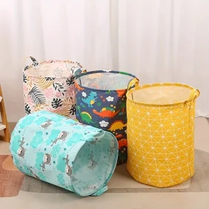 Fabric storage basket, clothes, toys, sundries, dirty clothes basket, household moisture-proof and mildew-proof storage basket 1