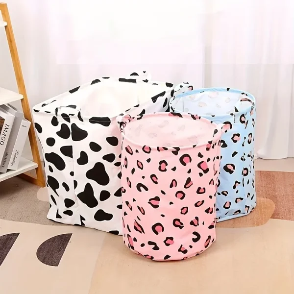 Fabric storage basket, clothes, toys, sundries, dirty clothes basket, household moisture-proof and mildew-proof storage basket 6