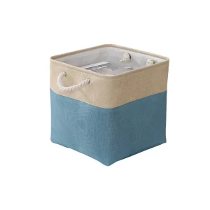 Basket with Liner for Toy Organization in Bedroom Living Room Basket Storage Laundry Basket Collapsible Linen Storage 1
