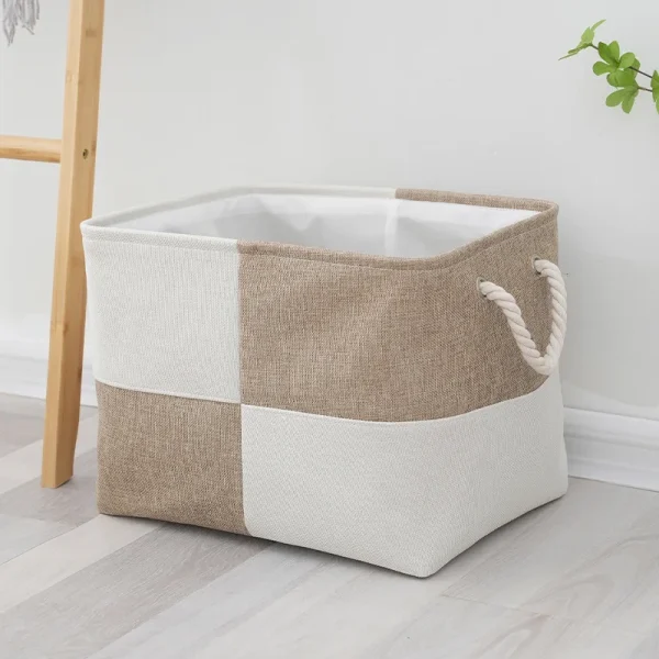 Home Supplies Sundries Sorting Basket Folding Linen Organizer Box Underwear Socks Baby Toys Storage Basket 1