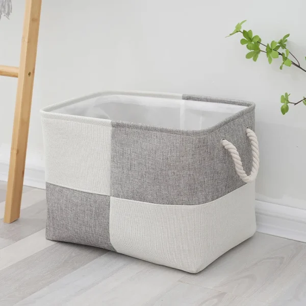 Home Supplies Sundries Sorting Basket Folding Linen Organizer Box Underwear Socks Baby Toys Storage Basket 2