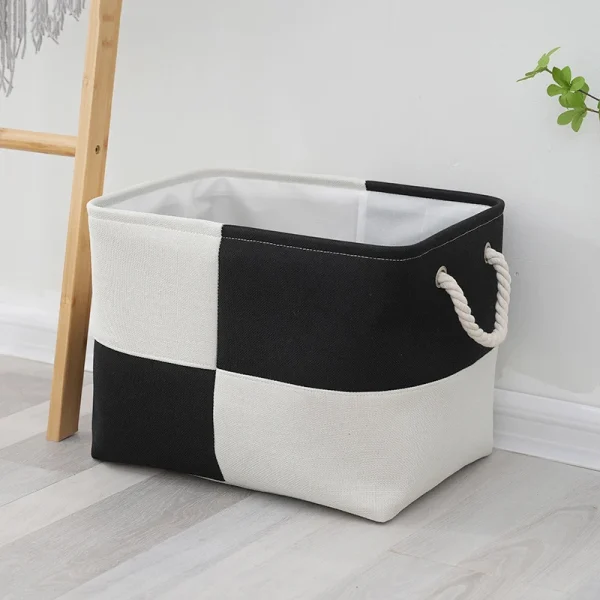 Home Supplies Sundries Sorting Basket Folding Linen Organizer Box Underwear Socks Baby Toys Storage Basket 3
