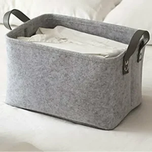 Laundry Basket Felt Toy Book Foldable Storage basket Dirty Clothes Toys Holder Container Living Room Bathroom Organizer ZM73017 1