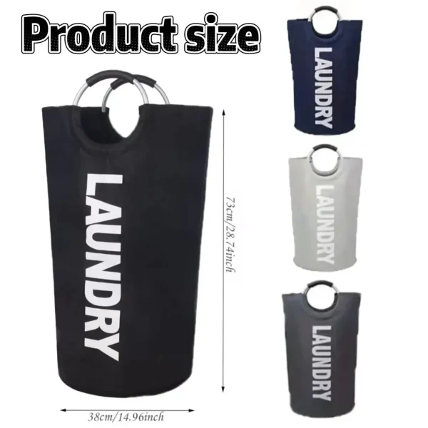 Oxford Fabric Dirty Clothes Basket Large-capacity Foldable Laundry Basket Multifunction Storage Organizer For Laundry Room Dorm 2