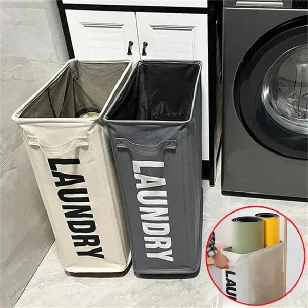 Laundry Basket With Wheels Laundry Hamper Multifunctional Foldable Laundry Basket Organizer Dirty Clothes Large Capacity 3
