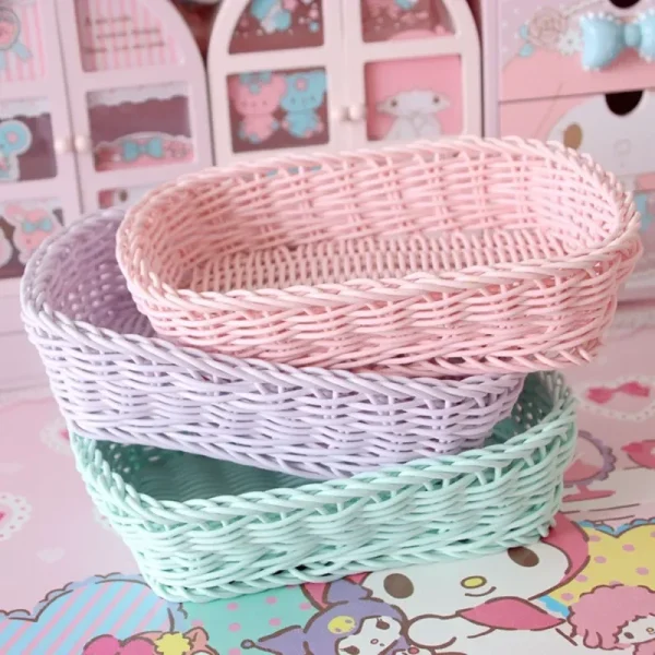 Plastic Storage Box Container Desk Organizers Stationery Cosmetics Toy Basket with Lid Drawer Jewelry Case Kitchen Home Supplies 1