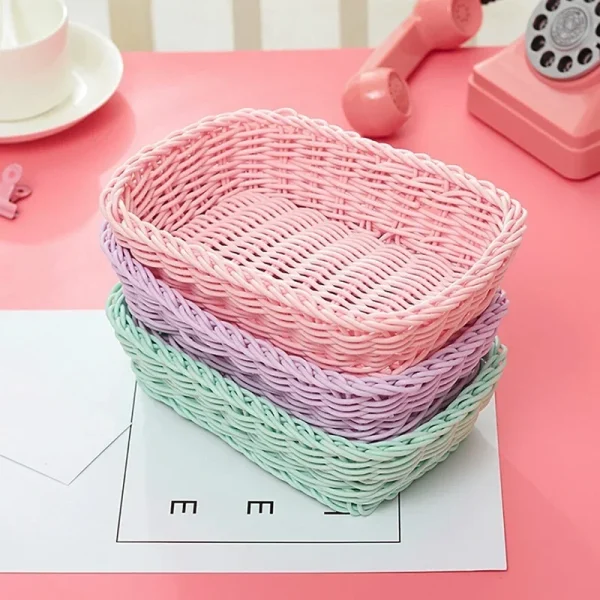 Plastic Storage Box Container Desk Organizers Stationery Cosmetics Toy Basket with Lid Drawer Jewelry Case Kitchen Home Supplies 5