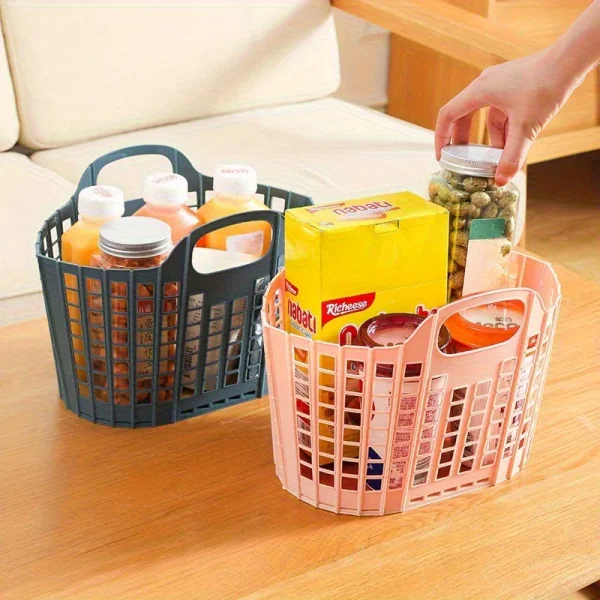Modern Foldable Laundry Hamper High-capacity Portable Dirty Clothes Organizer Durable Laundry Basket for Home Bathroom 3