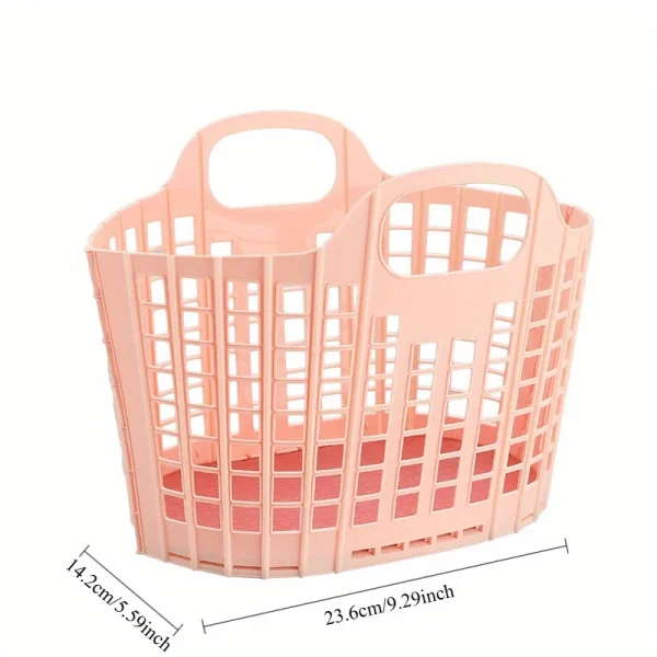 Modern Foldable Laundry Hamper High-capacity Portable Dirty Clothes Organizer Durable Laundry Basket for Home Bathroom 6