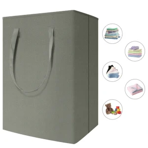 Large Laundry Basket 75L Waterproof Freestanding Laundry Hamper Collapsible Tall Clothes Hamper with Handles for Clothes Toys 1