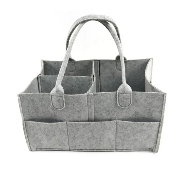 Baby Diaper Wipes Bag Caddy Infant Nappy Organizer Basket Nursery Storage Durabl 5