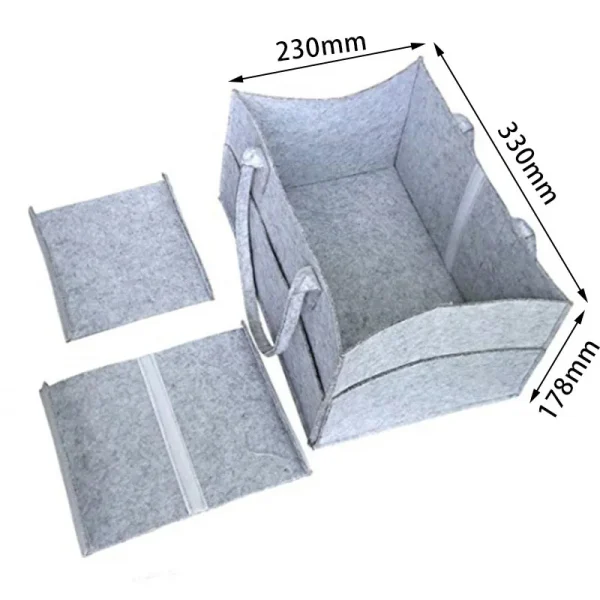 Baby Diaper Wipes Bag Caddy Infant Nappy Organizer Basket Nursery Storage Durabl 6