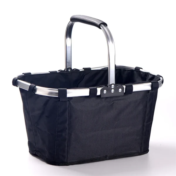 Large Capacity Picnic Basket Foldable Portable Hand Basket Outdoor Picnic Basket For Shopping Basket Home Storage 3