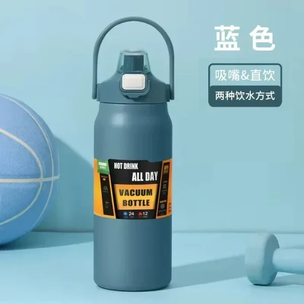 304 Vacuum Outdoor Flasks Thermo Water Bottle Tumbler Thermoses Stainless Steel Thermo Bottle Portable Thermos Large Capacity 1