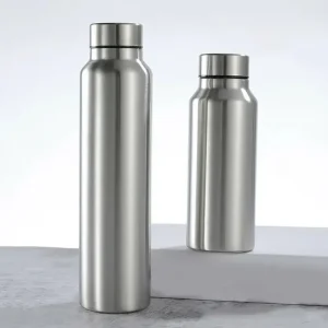 650ml/1000ml Stainless Steel Sport Water Bottle Single-layer Rugged  Cup Metal Flask Drinkware Camping Sports Gym 1