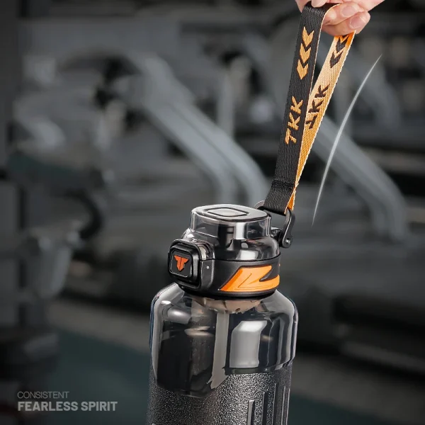 TKK 1500ml Sports Water Bottle with Tea Drain Fliter TRITAN Large Capacity Cup Outdoor Gym Kettle BPA-Free 3