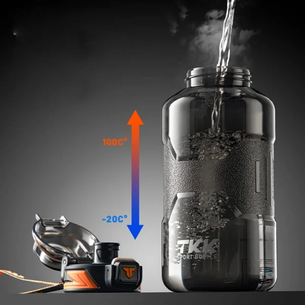 TKK 1500ml Sports Water Bottle with Tea Drain Fliter TRITAN Large Capacity Cup Outdoor Gym Kettle BPA-Free 6