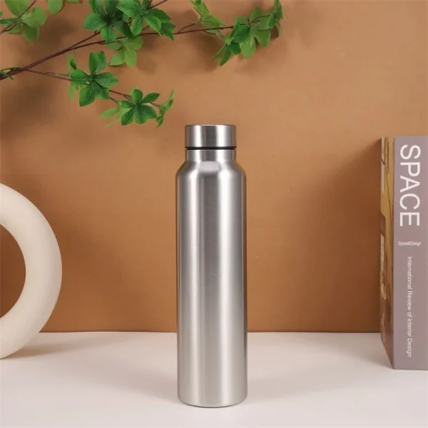 1000Ml Stainless Steel Sport Bottle Single-Layer Red Water Cup Metal Flask Drinkware Camping Sports Gym 3
