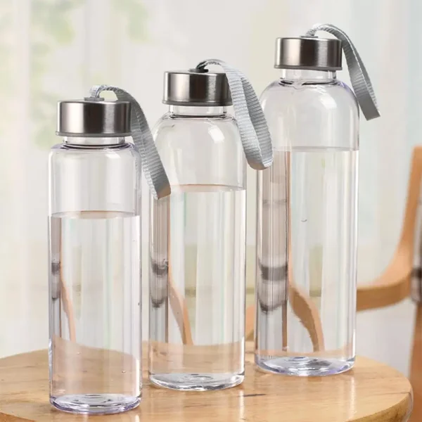 300/400/500ML Water Bottle Transparent Plastic Tea Coffee Cup Drinking School Sports Bottles Water Bottle for Outdoor Sports 1