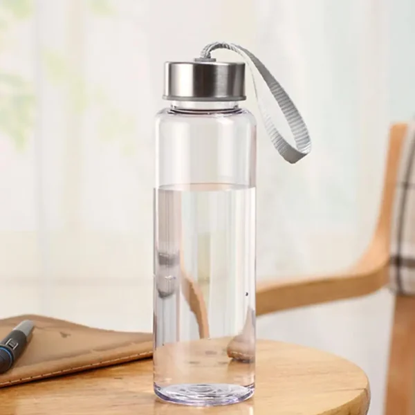 300/400/500ML Water Bottle Transparent Plastic Tea Coffee Cup Drinking School Sports Bottles Water Bottle for Outdoor Sports 2