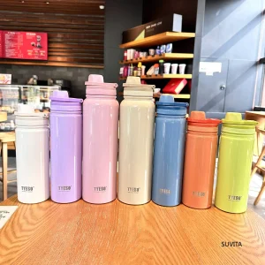 Tyeso Stainless Steel Thermos Water Bottle Portable Sport Vacuum Flask Keeps Cold and Heat Thermal Mug Insulated Car Tumbler Cup 1