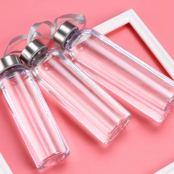 Sports Water Bottles Portable 550ML Personalized Outdoor Safety Plastic Drinking Cup Business Use Birth Gift 4