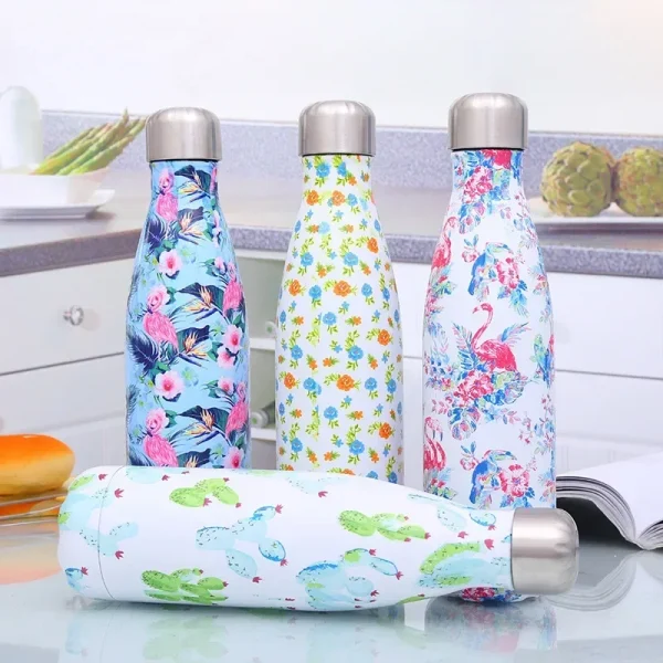 Double Wall Vacuum Insulated Laser Engraved Christian Art Gifts Stainless Steel Water Bottle for Hot and Cold Drinks 5