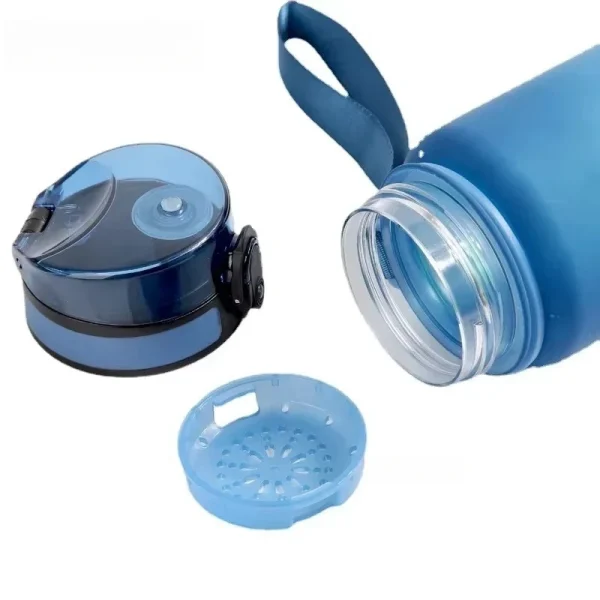 1 Liter Large Capacity Leak Proof Sports Water Bottle Colorful Plastic Cup Drink items Outdoor Travel Portable Gym Fitness Jugs 6