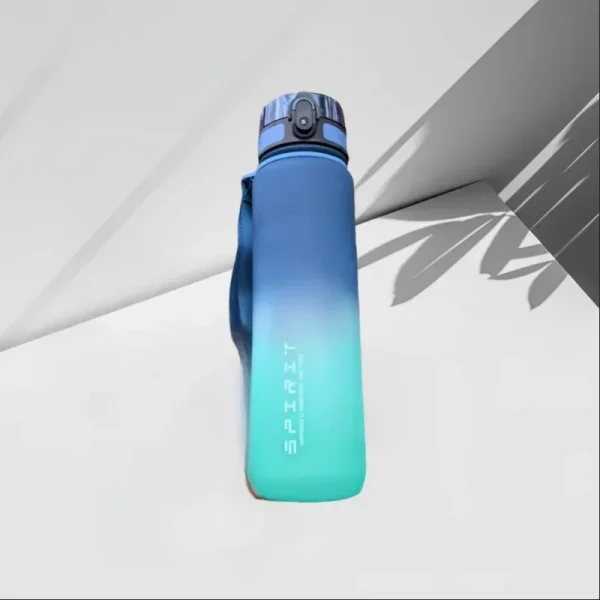 500ML/650ML/1000ML Large Capacity Sports Bottle Motivational Leak Proof Portable Reusable Plastic Cups Outdoor Travel Gym Jugs 5