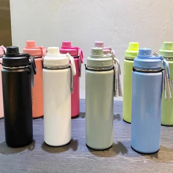 24oz Stainless Steel Lulu Insulated Water Cup Sports Water Bottles Pure Titanium Vacuum Portable Leak proof Outdoor Travel 5
