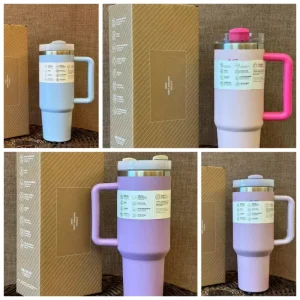 2025 new 40OZ Stainless Steel Water Bottle with Handle, Leak-Proof & Durable Construction 1